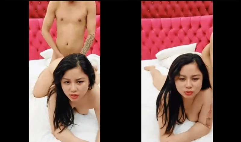 Hai vợ chồng live stream phang - 1